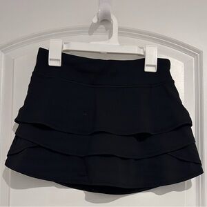Athleta Girl Black Swing Skort